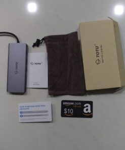 USB C HUB, Upgraded TOTU 13 in 1 Type C Hub Dongle Adapter (4K Dual HDMI&DP,75W PD), Triple Display Docking Station for Windows&MacBook Pro USB C Systems, macOS only Support Mirror Display 51 61QAjAnCSL 1