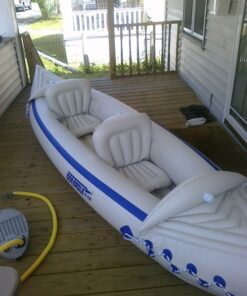 Sea Eagle SE330 Two Person Inflatable Sport Kayak Boat with Seats, Paddles, Bag and Pump-Affordable-Lightweight-Portable SE330 Sports Kayak Pro Package 30 61QBDEasHvL