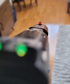 TRUGLO Fiber-Optic Handgun Night Sight | Compact Durable Snag-Resistant High-Visibility Red Front & Green Rear Sight for Handguns Smith & Wesson M&P Set 32 61QBoNOYmtL 2