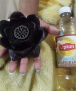 Eastern Enlightenment Lotus Flower Meditation Incense Burner, Zen Buddhist Home Décor 39 61QDroH5L