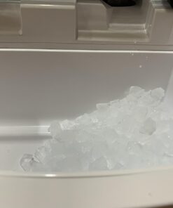 Kndko Nugget Ice Maker Countertop,34lbs/Day,Portable Crushed Ice Machine,Self Cleaning with One-Click Design & Removable Top Cover,Soft Chewable Pebble Ice Maker for Home Bar Camping RV,Black Basic 33lbs/day with pebble ice BLACK UPGRADE 1 41 61QE7cuZGuL