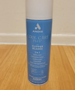Andis 12750 Cool Care Plus 5-in-1 Clipper Spray, 15.5 oz Can, Blade Care and Treatment, Blue 15.5 Ounce (Pack of 1) 22 61QGecynhJL