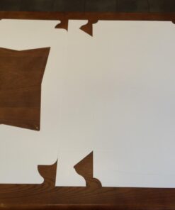 SCT White Window Bakery Boxes with Tuck-in Lid, 19 x 14 x 6.5, White, Paper, 50/Carton 19" Length x 14" Width x 4" Heights (Case of 50) 34 61QI3UffKgL