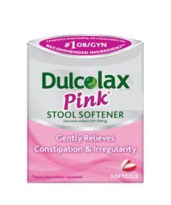 Dulcolax Pink Stool Softener Softgels 25 ea (Pack of 6)
