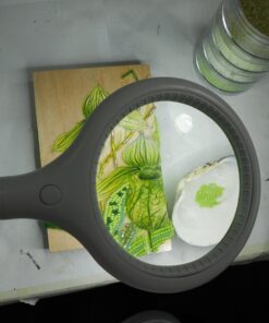 Brightech LightView Flex Magnifying Desk Lamp, 1.75X Light Magnifier, Adjustable Magnifying Glass with Light for Crafts, Reading, Close Work White 51 61QO3ytMl3L