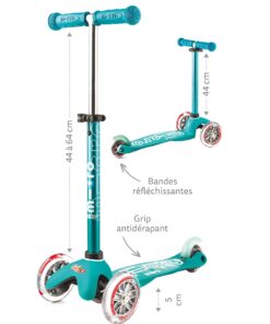 Micro Kickboard - Mini Deluxe 3-Wheeled, Lean-to-Steer, Swiss-Designed Micro Scooter for Kids, Ages 2-5 Pink 20 61QPEjacUIL