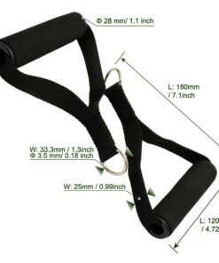 Goliton Resistance Band Door Anchor Secure Door Anchor Accessory Replacement and 2x Resistance Band Handles Exercise Band Handles Works With Resistance Band to Create Your Home Gym 12 61QQ4UJ4xqL