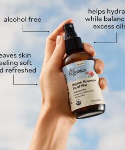Sky Organics Organic Rosewater Facial Mist for Face, 100% Pure & Steam-Distilled USDA Certified to Hydrate, Balance & Refresh, 4 fl. Oz 27 61QRGKeLj6L 4