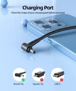 45W UL Listed AC Charger Fit for Asus Vivobook 15 F512JA F512J F512DA F512D F512FA F512F F512 C202S C202SA C202 F510U F510UA F510QA F510Q F510 Laptop Power Supply Adapter Cord 10 61QScyyFmkL