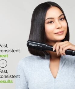 Paul Mitchell Pro Tools Express Ion Smooth+ Ceramic Flat Iron, Adjustable Heat Settings for Smoothing + Straightening 1.25" Black 19 61QTK6Z3SL