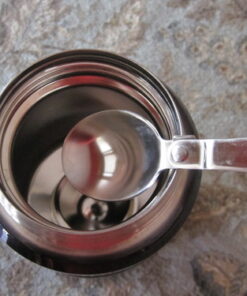 THERMOS Stainless King Vacuum-Insulated Food Jar with Spoon, 16 Ounce, Midnight Blue Red 38 61QTam94L