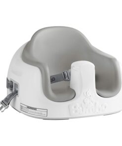 Bumbo Baby Toddler Adjustable 3 in 1 Multi Seat High Chair and Booster Seat with Removable Tray and Buckle Strap for Toddlers 1 to 3, Cool Gray Cool Grey 22 61QVUfPSBL