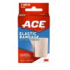 ACE 3" Elastic Bandage Wrap with Hook Closure, Beige, 2 Count 2 Count (Pack of 1) 16 61QVzxXu7L