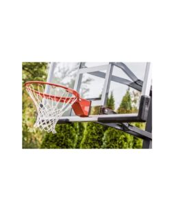 Silverback 54" and 60" In-Ground Basketball Systems with Adjustable-Height Tempered Glass Backboard and Pro-Style Breakaway Rim SB60 Basketball System 42 61QWPGQedHL