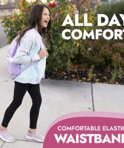 Popular Girls Leggings Ankle Length - Comfortable Leggings for Girls. Cotton Leggings Great for Softness and Breathability. 12 Years Black 9 61QWwumSdJL