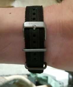 SEIKO Men's SNK809 5 Automatic Stainless Steel Watch with Black Canvas Strap 83 61QYcV2C5SL