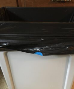 Rubbermaid Commercial Products Slim Jim Plastic Rectangular Trash/Garbage Can with Venting Channels, 23 Gallon, Gray (FG354060GRAY) 1 23 61QZJYPlfyL