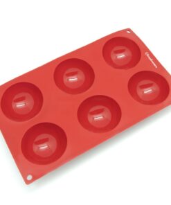 Alternative view of Silicone Molds [Half Sphere, 6 Cup] Cupcake Baking Pan - Free Paper Muffin Cups - Non Stick, BPA Free, 100% Silicon & Dishwasher Safe Silicon Bakeware Tin - Kitchen Rubber Tray & Soap Molds