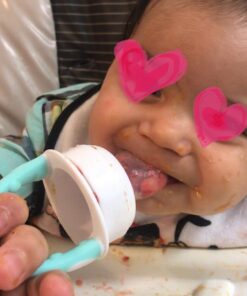 Dr. Brown's Designed to Nourish, Fresh Firsts Silicone Feeder, Mint & Gray, 2 Count 2 Pack, Mint & Gray 34 61QcGNwBlZL