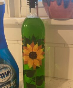 Grant Howard Glass Sunflower Oil & Vinegar Bottle 16 oz. 33 61Qdzp4mdmL