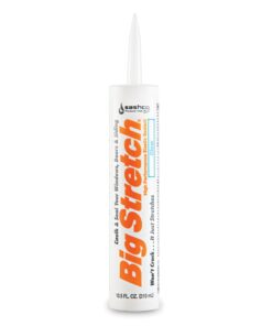 Sashco - BIG-P-C-12 Big Stretch Acrylic Latex High Performance Caulking Sealant, 10.5 Ounce Cartridge, Clear (Pack of 12) 11 61QeYP6WKhL