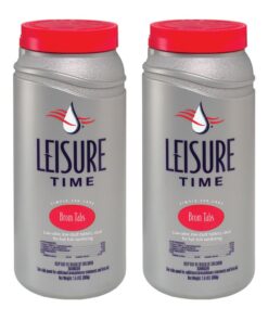LEISURE TIME 45425-02 Bromine Tabs, 1.5-Pound, 2-Pack