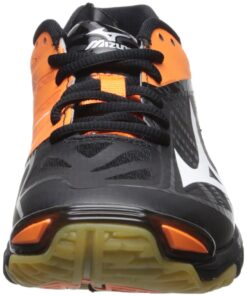 Mizuno Women's Wave Lightning Z2 Volleyball Shoe 12 Women/9.5 Men Black/Orange 9 61Qhng4j3nL