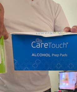 Care Touch Alcohol Wipes Individually Wrapped - Prep Pads with 70% Isopropyl Alcohol, Great for Home, Medical & First Aid Kits Sterilized, Antiseptic 2-Ply Swabs 400 Count 400 Count (Pack of 1) 32 61QiFMPR6XL