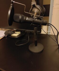 MAONO USB/XLR Podcast Dynamic Microphone, Studio Mic Kit with Volume Control, Shock Mount, Pop Filter, Ideal for Vocal, Instruments Recording, Voice Over, Live Streaming (HD300T) Black 44 61QjPlkpVDL