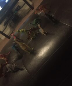 Fun Central 12 Pieces - Jumbo Plastic Dinosaur Figures in Bulk Party Favors for Kids and Toddlers - Assorted Designs 31 61QlkBvZkaL