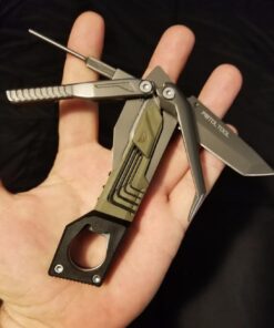 Real Avid Pistol Tool for Gun Maintenance | 19 in 1 Pistol Multitool & Handgun Utility Tool for Striker Fired & 1911 Platforms, Includes 1911 Bushing Wrench, Tanto Knife & Laser Sights Adjusters 64 61Qnud3SitL 1