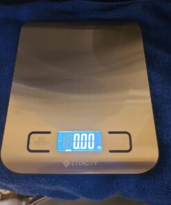Etekcity Food Scale, Digital Kitchen Scale, 304 Stainless Steel, Weight in Grams and Ounces for Baking, Cooking, and Meal Prep, LCD Display, Medium Basic Medium Size 51 61QnwRdPXL