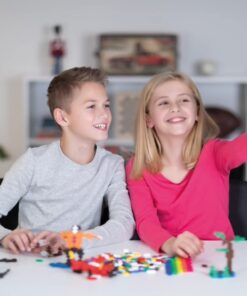 PLUS PLUS - Open Play Set - 600 Piece - Neon Color Mix, Construction Building Stem Toy, Interlocking Mini Puzzle Blocks for Kids Single 36 61Qpwfkf7L