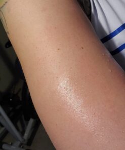 Sports Research Sweet Sweat Arm Trimmers for Men & Women | Increases Heat & Sweat Production to The Bicep Area Yellow Large 33 61Qq6J1RXPL