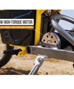 Razor MX650 Dirt Rocket Off-Road Motocross Bike – 36V Electric Ride-On, Up to 17 mph, Dual Suspension, Hand-Operated Dual Brakes, Twist Grip Throttle, Authentic Bike Geometry 27 61Qrm3fUvgL