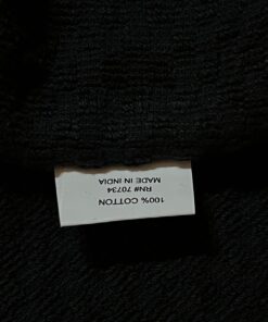 Cotton Craft - 8 Pack - Euro Cafe Waffle Weave Terry Kitchen Towels - 16x28 Inches -Black - 420 GSM quality -Ringspun 2 Ply Cotton - Highly Absorbent Low Lint - Multi Purpose Black 31 61QrutvZy L