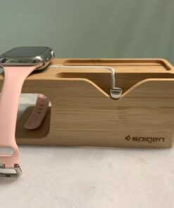 Spigen S370 Designed for Apple Watch Stand and Cell Phone Stand for Any Apple Watch Series and Phone 33 61Qso1NfOdL