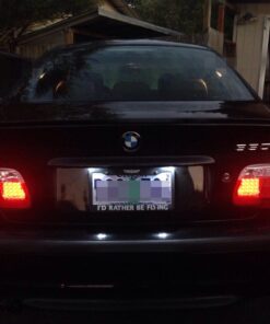 iJDMTOY 16-SMD 1.60" 39mm 6418 C5W LED License Plate Light Bulbs, Xenon White 33 61Qt3xTFVrL