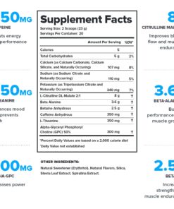 LEGION Pulse Pre Workout Supplement - All Natural Nitric Oxide Preworkout Drink to Boost Energy, Creatine Free, Naturally Sweetened, Beta Alanine, Citrulline, Alpha GPC (Blue Raspberry) Blue Raspberry 17 61QthASGBjL