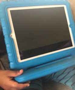 AVAWO Kids Case for iPad 2 3 4 (Old Model) 9.7 Inch - Light Weight Shock Proof Convertible Handle Stand Kids Friendly for iPad 2, iPad 3rd Generation, iPad 4th Generation Tablet - Blue for iPad 2 3 4 Generation (Old Model) 38 61Qu55RjokL