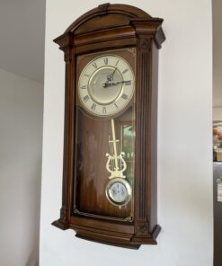 Bulova C4331 Hartwick Chiming Clock, Walnut 29.75 x 14 x 5.5 23 61Qwfxs6qcL