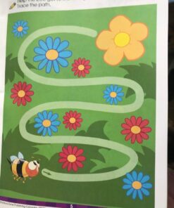 School Zone - Mazes Preschool Workbook - 32 Pages, Ages 3 to 5, Preschool to Kindergarten, Maze Puzzles, Colorful Pictures, and More (School Zone Activity Zone® Workbook Series) 14 61Qx0LLLJaL