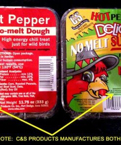 C&S Hot Pepper Delight No Melt Suet Dough 11.75 Ounces, 12 Pack Hot Pepper 12-Pack 36 61QzVxg1CeL
