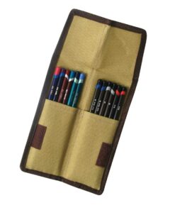 Alternative view of Derwent Pencil Case, Canvas Wrap Pencil Holder, Holds up to 12 Pencils (2300671)