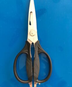 Kitchen Shears, TANSUNG Kitchen Scissors Heavy Duty Dishwasher Safe Food Scissors, Multipurpose Scissors Stainless Steel Kitchen Scissors for Chicken, Poultry, Vegetables, Meat, Fish, Herbs, BBQ Black 54 61QzxGUdlL