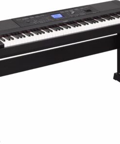 YAMAHA DGX660B 88-Key Weighted Digital Piano With Furniture Stand, Black 8 61R0BBkaBaL