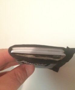 Flowfold Recycled Sailcloth Minimalist Card Holder Durable Slim Wallet Front Pocket Wallet, Card Holder Wallet Made in USA Black Sailcloth 29 61R18SlJV5L