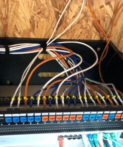 Cable Matters Rackmount or Wall Mount 1U 24 Port Keystone Patch Panel with Cable Management and Support Bar (19-inch Blank Patch Panel for Keystone Jacks/Keystone Panel) 1U (24-Port) 42 61R3LC8D3fL