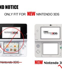 Alternative view of [2-Pack] Akwox for New 3DS Tempered Glass Top LCD Screen Protector with HD Clear Crystal PET Buttom LCD Screen Protective Filter (Not for 3DS)