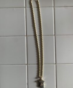 L &L Nation 14K Gold Plated Iced Out CZ Simulated Diamond Crown Jesus Piece Pendant with Rope Chain - Gold Tone Silver Stardust Jesus Necklace Hip Hop Jesus Chain for Men and Women 27 61R42T9bHVL